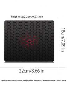 1 pieza Alfombrilla para ratón mini con base de goma antideslizante, tela suave y deslizamiento fluido, patrón geométrico de anime colorido, accesorio para teclado, tapete de escritorio para oficina, portátil, juegos, hogar, estudio y viajes, duradero, fácil de limpiar, portátil y compacto, antideslizante - Ver 4