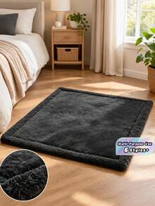 Waterproof Pet Blanket, Shaggy Fleece Reversible Floor Blanket To Protect Furniture From Couches And Sofas, Liquid-Resistant Suitable For Small, Medium, And Large Pets - Black - View 1