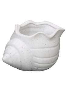 Drainage Hole Breathable Anti Overflow Cute Conch Shaped Flower Pot Indoor Green Plant Container For Office Desktop Home Decor Planting Supplies - conch - View 6