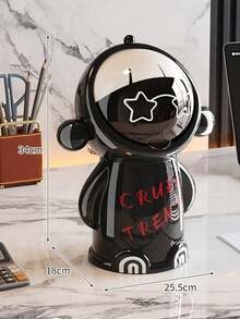 Zazumi 1pc Mini Desktop Trash Can With Lid Cute Cartoon Small Garbage Bin For Home Office Car Dining Tabletop Organizer Christmas Stocking Fillers Holiday Gift Ideas Must Haves - Desktop Kubao - View 14
