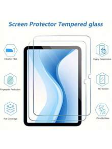 2 Screen Protectors, Ultra Durable, Smooth Surface, Flat Accessories, Stylish Design - 2 HD Tablets - View 3