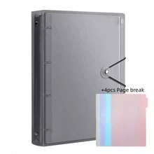 A4 Size Heavy Duty Colorful PP Binder, Large Capacity, Suitable For School, Home, Office, Work, Travel - Portable Design - Multicolor - View 8