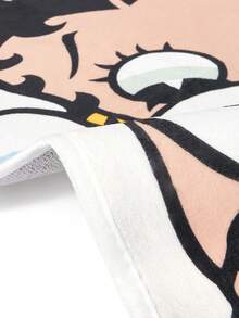 Betty Boop x SHEIN 1 Piece LOGO Decorative Carpet - Multicolor - View 5