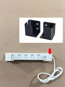 Wall Mounted Storage Rack, 3D Printed Plastic Wall Shelf Organizer, Outlet Shelf For Power Outlet Box, Router Stand And Modem Holder, Space Saving Wall Storage For Garage, Workshop, Home And Office - multicolor - View 4