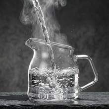 Heat Resistant Borosilicate Glass Milk Pitcher, Clear Creamer Jug With Handle & Anti Drip Spout For Coffee Milk Sauce - transparent - View 2