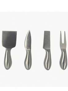 Cheese Knife Set In Silver And Gold, Kitchen Supplies, Baking Tools, Christmas Gift - Multicolor - View 11
