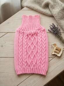 PETSIN 1 Minimalist Pet Sweater, Pink Soft And Comfortable Warm Pet Clothing - Multicolor - View 2