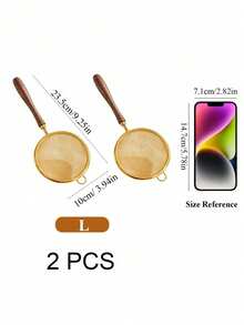 Kitchen Flour Sieve - Household 304 Stainless Steel Soy Milk Filter Mesh Strainer - Baby Food Ultra-Fine Mesh Filter For Removing Debris - Multicolor - View 10