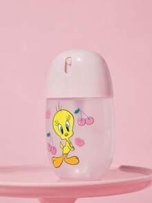 LOONEY TUNES X SHEIN 50ml/1.8oz 可愛卡通塑膠空瓶，按壓式噴霧瓶，便攜式可重複填充噴霧瓶，櫻桃愛心圖案，可裝清潔液、蚊香液、保養水及其他液體，可重複使用填充瓶，適合日常使用 - 粉色 - 查看 2