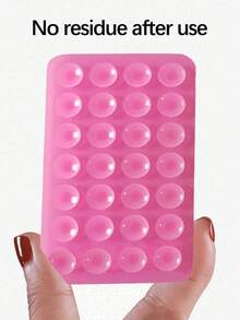 Silicone Phone Suction Cup 1pc, Self-Adhesive Suction Pads For Power Bank, Phone Stand Holder Compatible Android Smartphone - multicolor - View 4