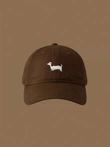Dealstrict 1pc/2PCS Embroidered Sun-Washed High-Crown Baseball Cap, Unisex - A - View 8