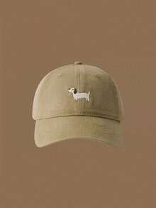 Dealstrict 1pc/2PCS Embroidered Sun-Washed High-Crown Baseball Cap, Unisex - A - View 19