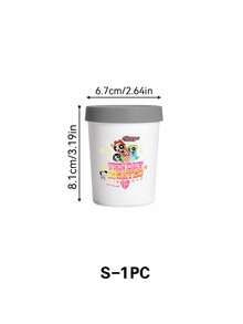 THE POWERPUFF GIRLS X SHEIN 1PC The Powerpuff Girls Ice Cream Storage Containers, Character‑Print Food Tubs With Sealed Lids, Stackable Reusable Freezer Jars, For Homemade Ice Cream & Dessert, Collectible Food Storage Gift For Powerpuff Girls Fans - Multicolor - View 10