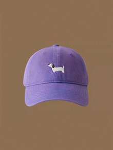 Dealstrict 1pc/2PCS Embroidered Sun-Washed High-Crown Baseball Cap, Unisex - A - View 11