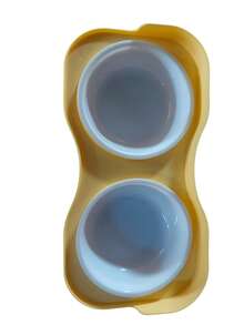 1件裝 32.5x17x10 cm 雙層寵物碗組，附塑料內襯與木製防滑底座，人體工學設計，適用貓狗，現代時尚寵物用品配件 - A - 查看 8