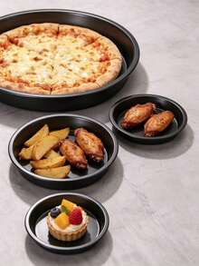 Pizza Baking Pan And Pizza Mold Suitable For Daily Home Use - steel color - View 8