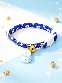 PETSIN Christmas Pet Collar With Bell & Cute Charms, Adjustable Quick Release Breakaway Collar For Cats Small Dogs, Holiday Pet Costume Accessories For Christmas Party & Pet Photo Shoot - Multicolor - View 23