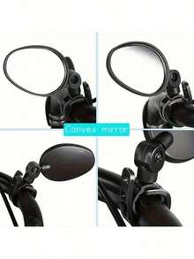 2 Rearview Mirror For Bicycle - 360-Degree Rotatable And Shockproof, Suitable For Mountain Bikes And Roads, Flexible Three-Dimensional Rearview Mirror For Clearer Rear Vision - Bicycle Rearview Mirror - View 4