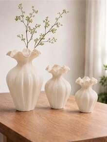 Sculpture Vase Moder Floor & Tabletop Vase, Minimalist Nordic Style Home Decor Elegant Centerpiece For Living Room, Dining Table,Wedding And Christmas. Perfect Gift For Friends Or Winter Gift For Women. - vase - View 6