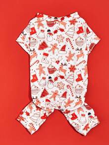 PETSIN Christmas Pajama Outfits Four-Legged Costumes For Corgi, English Bulldog, Pug, Teddy, Bichon, Schnauzer & Small Breeds - Multicolor - View 19