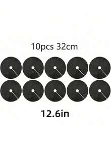 10PCS Round Non Woven Breathable Moisture Retention Cold Lawn Root Guard Block Green Barrier Mat For Garden Yard Tree Winter All Season Popular Control Fabric - Multicolor - View 14