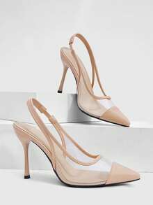 CUCCOO SZL Women's Burgundy Patent Leather Pointed Stilettos Are Suitable For Weddings Or Parties. - Apricot - View 7