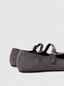 Sleekvia Casual And Comfortable Slip-On Commuting Simple Women's Flats - Grey - View 5