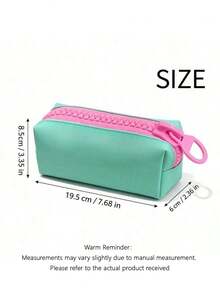 Creative Design Large Zipper Jelly-Like Pencil Case, Colorful School Supplies Storage Bag For Back To School Season - Pencil Case - View 2