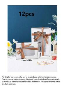 12 White Window Packaging Boxes, Transparent Display Window, Shipping Supplies, Gift Boxes, Corrugated Cartons, Shipping Boxes, Airplane Boxes, Cardboard Boxes - 12pcs - View 18