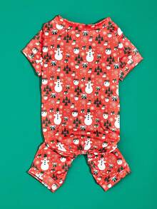 PETSIN Christmas Pajama Outfits Four-Legged Costumes For Corgi, English Bulldog, Pug, Teddy, Bichon, Schnauzer & Small Breeds - Multicolor - View 28