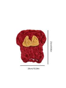 4pcs JapaneseStyle Hair Drying Caps For Women, HeadWrapped Design Crafted From Soft Coral Fleece Fabric With Super Water Absorption And Quick-Drying Performance It Easily Wraps Long Hair And Saves Hair From HighTemperature - Multicolor - View 3