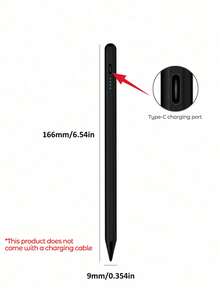 Teckwe Universal Active Capacitive Stylus Pen Compatible With Apple Pad Pro Air Mini With Battery Power Indicator Palm Rejection Magnetic Adsorption Built In 90mAh Battery Touch Pen For Notes Writing Drawing - Multicolor - View 7