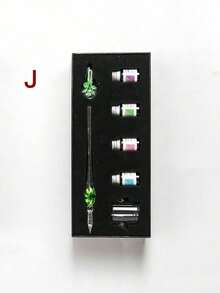 Internet Popular Glass Dip Pen For Students, Crystal Pen, Business Gift, Sample Pen, School Activities Award, Birthday Gift Back To School - Multicolor - View 25