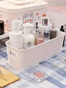 10pcs Stackable Plastic Storage Boxes With Handles, Suitable For Office, Home, Wardrobe | 5pcs/2pcs Multi-Functional Storage Baskets, Containers For Socks, Underwear, Stationery, Cosmetics, Space-Saving Drawer-Style Storage Boxes,For Back To School - Multicolor - View 8