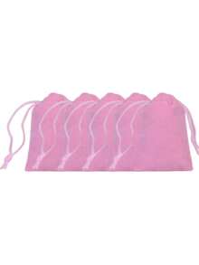 5/30PCS Velvet Jewelry Drawstring Bags, Soft Gift Pouches Suitable For Rings, Necklaces, Bracelets, Multi-Color - Multicolor - View 9