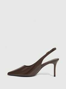 CUCCOO SZL Ladies Summer Graduation Shoes, Dinner Shoes, Holiday Shoes, Spring Summer Shoes, Spring Summer Easter Shoes - Coffee Brown - View 4