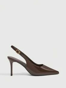CUCCOO SZL Ladies Summer Graduation Shoes, Dinner Shoes, Holiday Shoes, Spring Summer Shoes, Spring Summer Easter Shoes - Coffee Brown - View 6