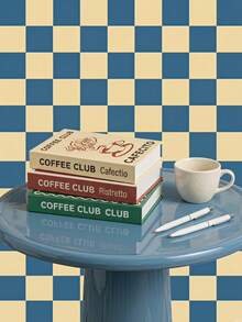 Joivida Foldable Fake Book Decoration, Creative And Fun Simulation Book Decoration, American Retro Coffee Cup Letter Printing Book Prop, Flat Shooting Coffee Shop Home Decoration, Photo Ball Prop, Non Finished Product, Manual Assembly - multicolor - View 4