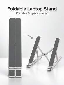 Adjustable Foldable Laptop Stand, Stable Support & Heat Dissipation Design, 2 Color Options, Portable Space-Saving Notebook Holder For Home & Office Desktop Decor - View 7