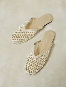 Styleloop Ladies, Willow Nails, Buckles, Flat Shoes. - Apricot - View 6