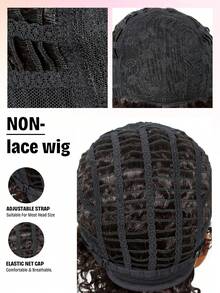 Dark Brown Color Short Curly Pixie Cut Human Hair Wig 2# 1B# Real Affordable Hair Replacement Wig Cheap Daily Use Wig For Beginner Friendly Wear To Go Natural Black - Multicolor - View 9