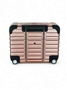 Haus Hana Earphone Case And Phone Holder Two In One Storage Box, Luggage Designed Headphone Storage Box, Luggage Shaped Design, Handle Pull Open To Reach Phone Holder, Apple Headphone Protective Cover, Headphone Protective Bracket. - Multicolor - View 10