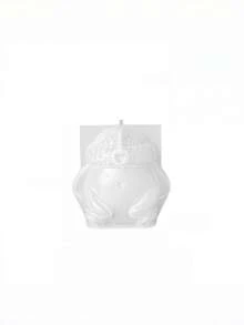 編織帽兔 3D 矽膠模具－DIY 香氛石膏蠟燭樹脂翻模模具，居家裝飾禮品 - 多色 - 查看 5