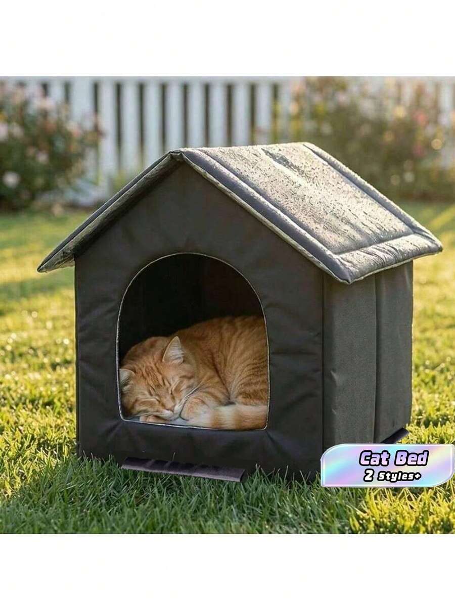 Outdoor Cat House With Air Conditioning, Insulated And Comfortable Cat ...