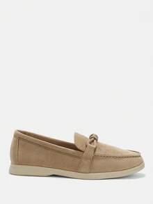 CUCCOO CURVES Women's Round Toe Eight-Character Belt Design Daily Versatile Fashion Wide Last Flat-Soled Shoes - Dark apricot - View 9