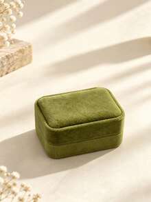 Haus Hana Velvet Mini Ring Box, Premium Portable Travel Jewelry Box, Anti-Tarnish Storage Case For Jewelry - Multicolor - View 9