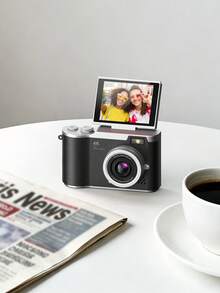 Teckwe 4K Digital Camera, CCD Camera, Vlogging Camera For Vieo, Auto Focus 48MP Face Detection, Flip Screen, 8X Digital Zoom, Point & Shoot Camera, Gift For Beginners, Travel, Family Christmas Halloween - View 4