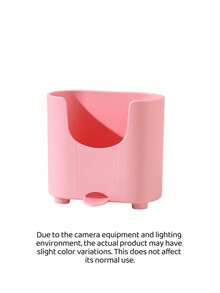 Plastic Multi Functional Desktop Storage Box Pen Holder Makeup Brush Organizer For Office Stationery Cosmetics Home - Multicolor - View 7