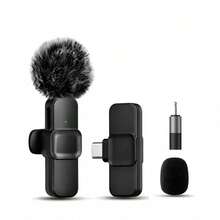 Teckwe Wireless Microphone Compatible With Iphone/Android Smartphones,Portable USB-C Lapel Mic For Audio/Video Recording,Plug-And-Play Wireless Lavalier Microphone For Live Streams,Interviews,Teaching,Vlog - View 13