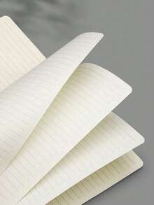 1pc A5 B5 Size Kraft Paper Spiral Notebook Thickened Paper Durable Writing Journal Office Notepad For Student School Daily Record Planning Note Taking Stationery Supplies - Black - View 5